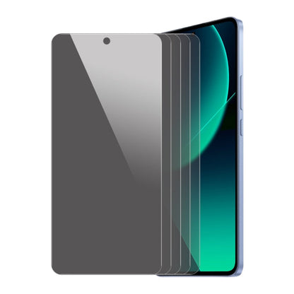 For Xiaomi 13T / 13T Pro 5pcs ENKAY Hat-Prince 28 Degree Anti-peeping Privacy Tempered Glass Film