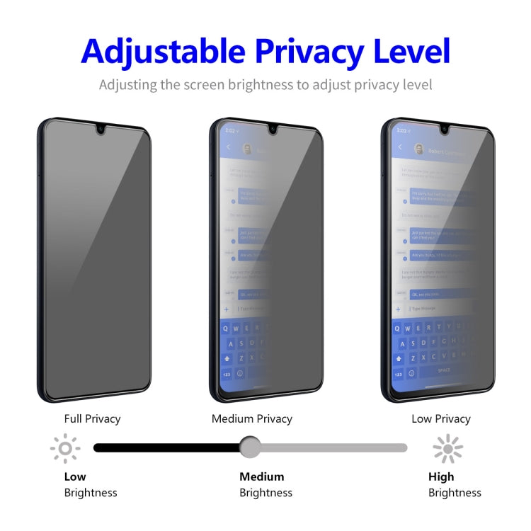 For Samsung Galaxy A05 / A05s ENKAY Hat-Prince 28 Degree Anti-peeping Privacy Silk Screen Tempered Glass Film