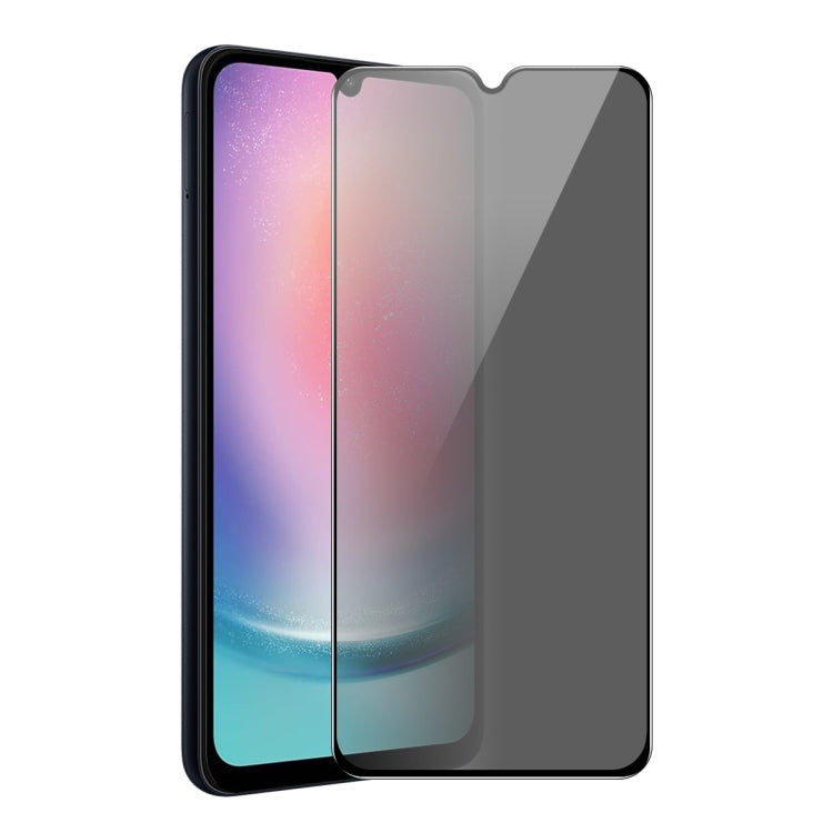 For Samsung Galaxy A24 4G ENKAY Hat-Prince 28 Degree Anti-peeping Privacy Silk Screen Tempered Glass Film