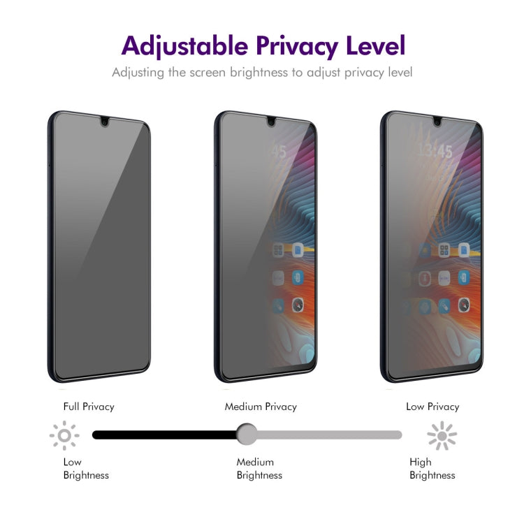 For Samsung Galaxy A06 4G ENKAY Hat-Prince 28 Degree Anti-peeping Privacy Silk Screen Tempered Glass Film