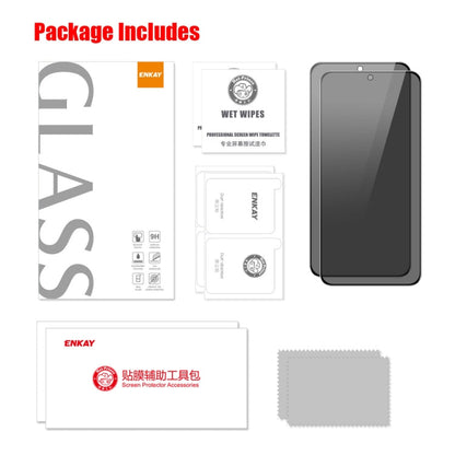 For Samsung Galaxy S24 5G 2pcs ENKAY Hat-Prince 28 Degree Anti-peeping Privacy Tempered Glass Film