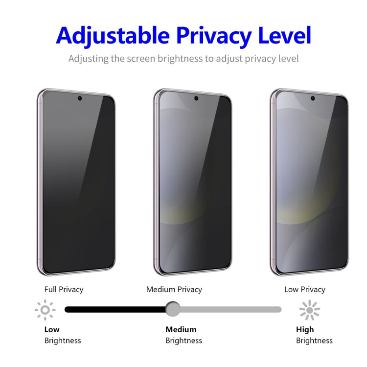 For Samsung Galaxy S23 5G 2pcs ENKAY Hat-Prince 28 Degree Anti-peeping Privacy Tempered Glass Film