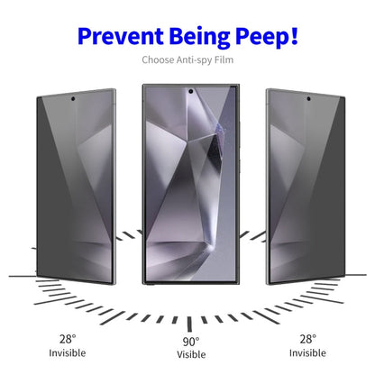 For Samsung Galaxy S24 Ultra 5G 5pcs ENKAY Hat-Prince 28 Degree Anti-peeping Privacy Tempered Glass Film
