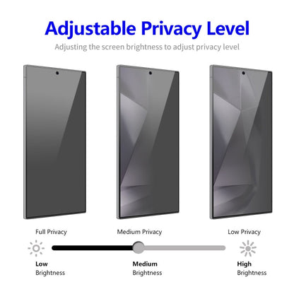 For Samsung Galaxy S24 Ultra 5G 5pcs ENKAY Hat-Prince 28 Degree Anti-peeping Privacy Tempered Glass Film