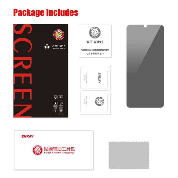 For Samsung Galaxy A05 / A05s ENKAY Hat-Prince 28 Degree Anti-peeping Privacy Tempered Glass Film