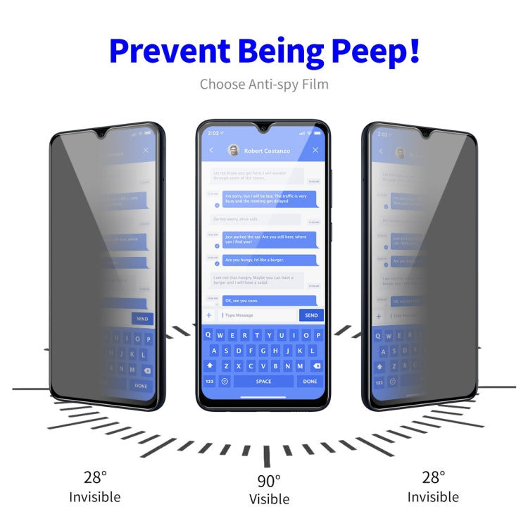 For Samsung Galaxy F34 5G / M54 5G ENKAY Hat-Prince 28 Degree Anti-peeping Privacy Tempered Glass Film