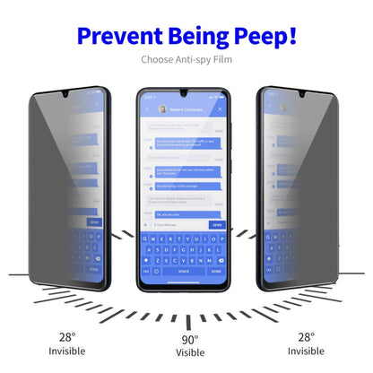 For Samsung Galaxy A05 / A05s 2pcs ENKAY Hat-Prince 28 Degree Anti-peeping Privacy Tempered Glass Film