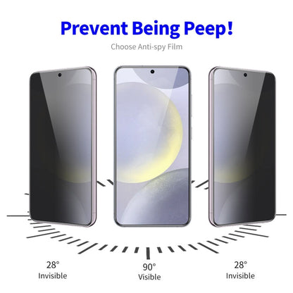 For Samsung Galaxy S24 5G 2pcs ENKAY Hat-Prince 28 Degree Anti-peeping Privacy Tempered Glass Film