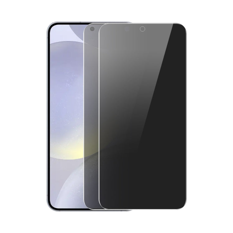 Pour Samsung Galaxy S24 FE 5G 2 pièces Film en verre trempé de confidentialité anti-espion ENKAY Hat-Prince 28 degrés