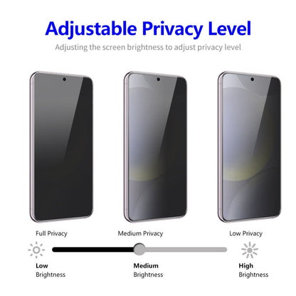 Pour Samsung Galaxy S24 FE 5G 2 pièces Film en verre trempé de confidentialité anti-espion ENKAY Hat-Prince 28 degrés