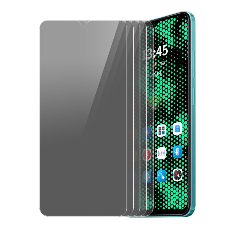 For Samsung Galaxy Xcover 7 5pcs ENKAY Hat-Prince 28 Degree Anti-peeping Privacy Tempered Glass Film