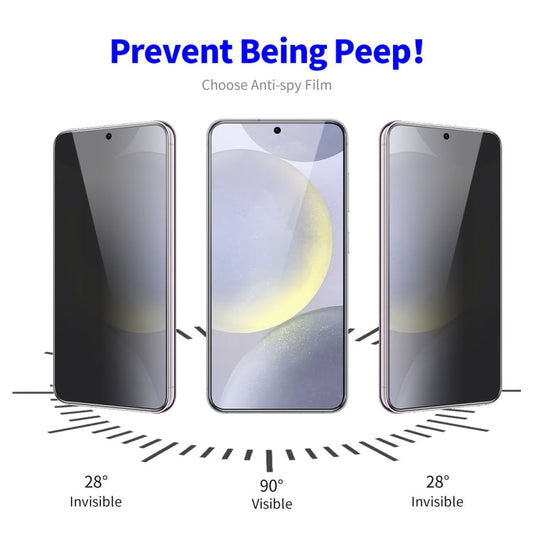 For Samsung Galaxy S24 FE 5G 5pcs ENKAY Hat-Prince 28 Degree Anti-peeping Privacy Tempered Glass Film