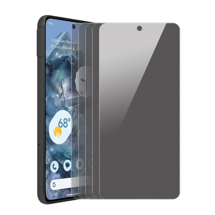 Pour Google Pixel 8 Pro 5pcs ENKAY Hat-Prince Film de protection en verre trempé anti-espionnage à 28 degrés