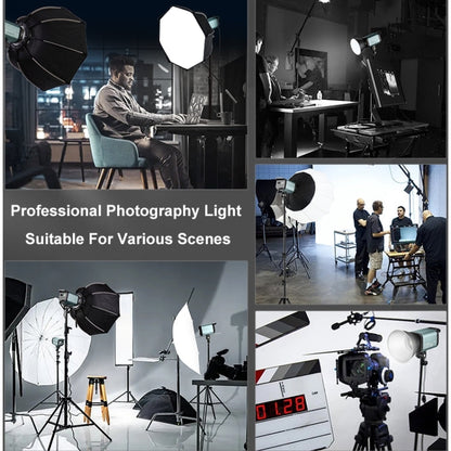 VLOGLITE P100 Professional Photography Video Fill Light 100W High Powerful Bright COB LED Light, Plug:EU Plug