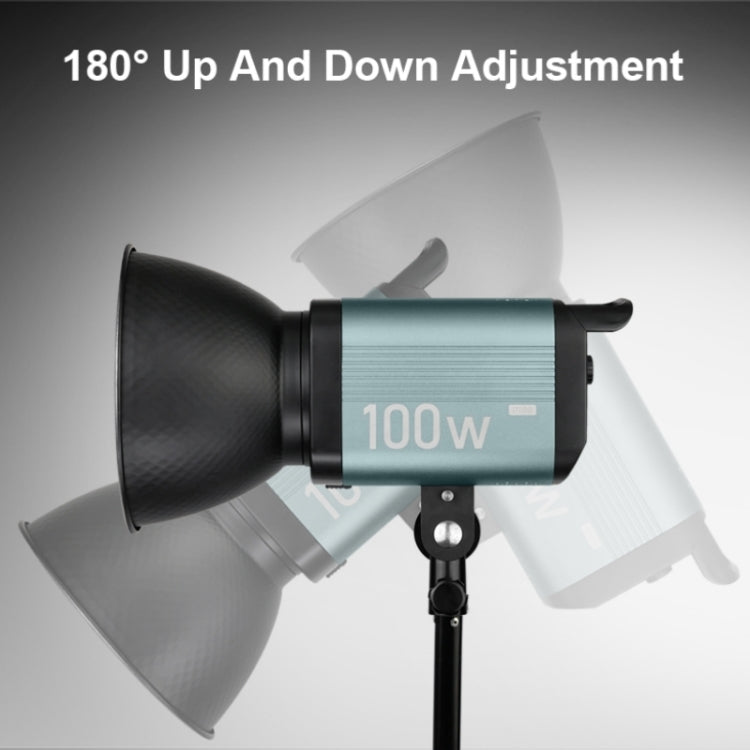 VLOGLITE P100 Professional Photography Video Fill Light 100W High Powerful Bright COB LED Light, Plug:EU Plug