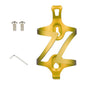 Without Rotation Base JUNSUNMAY Bike Cup Holder Cages Bicycle Water Bottle Aluminum Alloy Bracket(Golden)