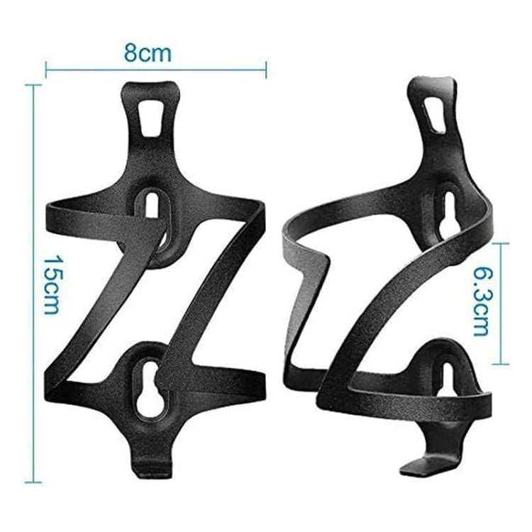 Without Rotation Base JUNSUNMAY Bike Cup Holder Cages Bicycle Water Bottle Aluminum Alloy Bracket(Silver)