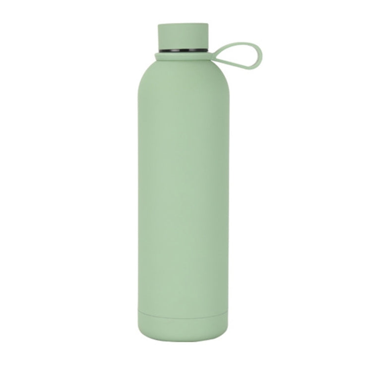 JUNSUNMAY Candy Colored Coating 304 Stainless Steel Water Vacuum Bottle, Capacity:350ml(Green)
