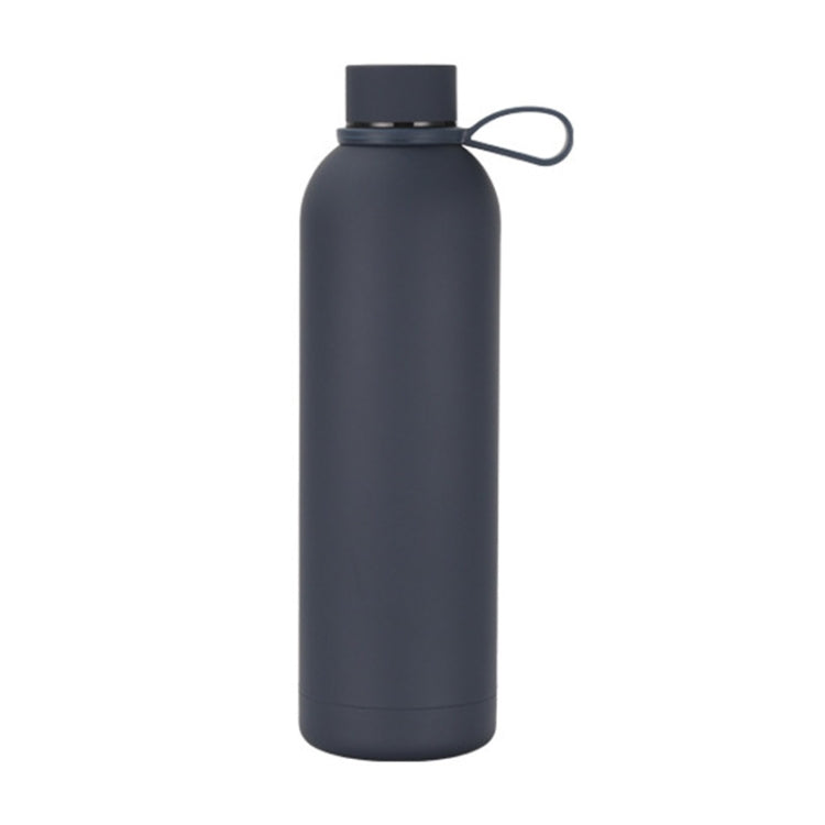 Bouteille thermos en acier inoxydable 304 de couleur bonbon JUNSUNMAY, capacité : 750 ml (bleu foncé)