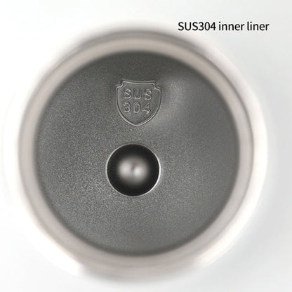 JUNSUNMAY Candy Colored Coating 304 Stainless Steel Water Vacuum Bottle, Capacity:500ml(Light Blue)