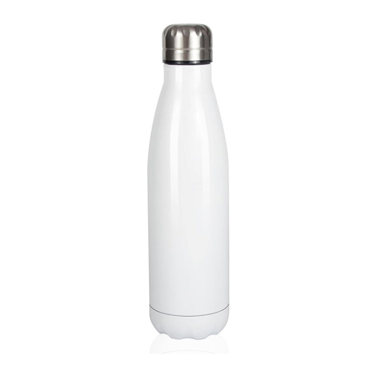 JUNSUNMAY 304 Stainless Steel Double-layer Vacuum Insulated Water Bottle, Capacity:750ml(White)