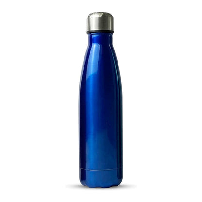 JUNSUNMAY 304 Stainless Steel Double-layer Vacuum Insulated Water Bottle, Capacity:750ml(Blue)