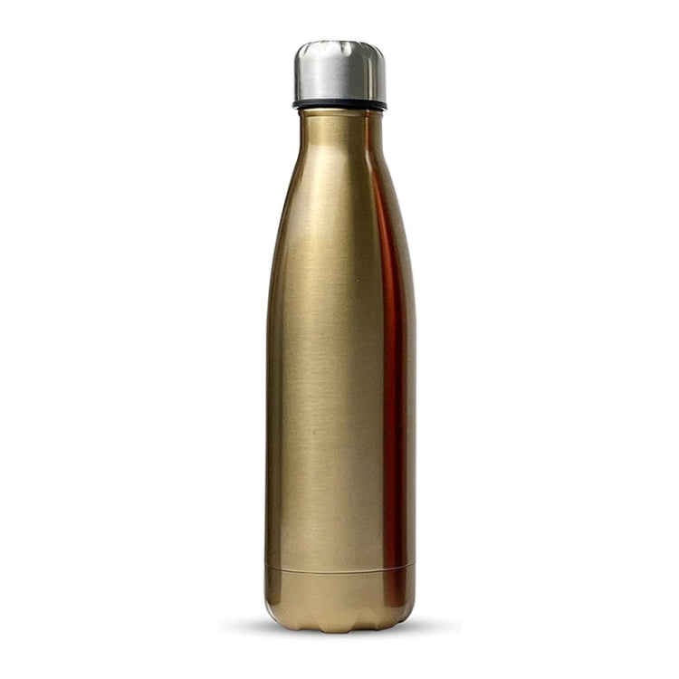 JUNSUNMAY 304 Stainless Steel Double-layer Vacuum Insulated Water Bottle, Capacity:1000ml(Golden)