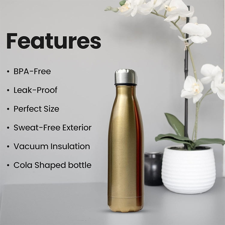 Bouteille d'eau isotherme sous vide double couche en acier inoxydable 304 JUNSUNMAY, Capacité: 1000ml (Rouge)