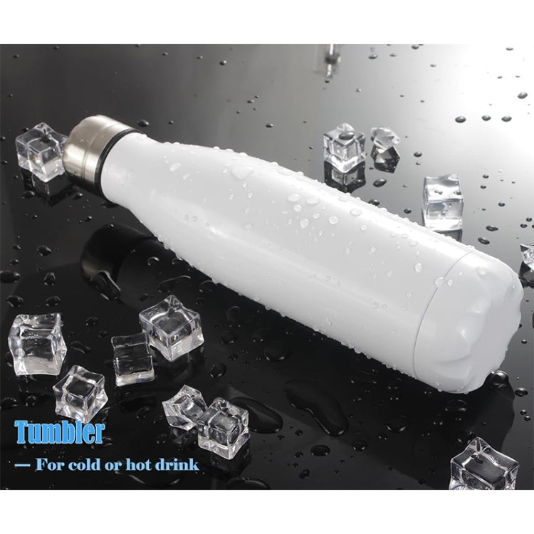 JUNSUNMAY 304 Stainless Steel Double-layer Vacuum Insulated Water Bottle, Capacity:750ml(Blue)