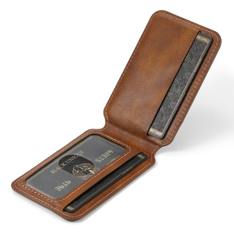 For Samsung Galaxy S23+ 5G Suteni H15  Oil Eax Leather Detachable Wallet Back Phone Case(Khaki)