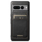 For Google Pixel 7 Pro Suteni H15 Oil Eax Leather Detachable Wallet Back Phone Case(Black)