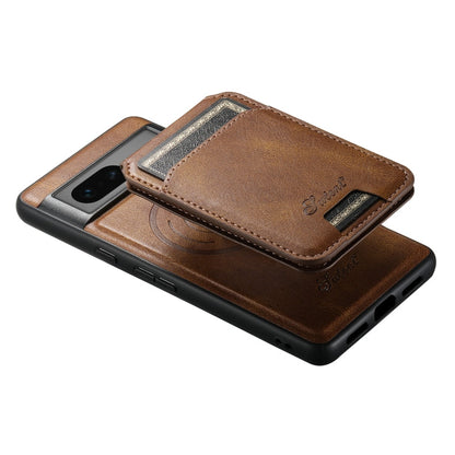 For Google Pixel 7 Suteni H15 Oil Eax Leather Detachable Wallet Back Phone Case(Red)