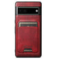 For Google Pixel 6 Suteni H15 Oil Eax Leather Detachable Wallet Back Phone Case(Red)