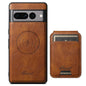 For Google Pixel 10 Pro XL Suteni H15 Oil Eax Leather Detachable Wallet Back Phone Case(Brown)