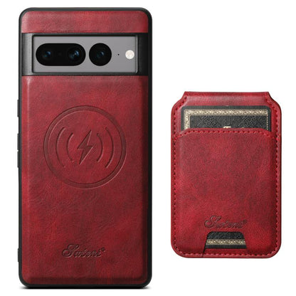 For Google Pixel 10 Suteni H15 Oil Eax Leather Detachable Wallet Back Phone Case(Red)