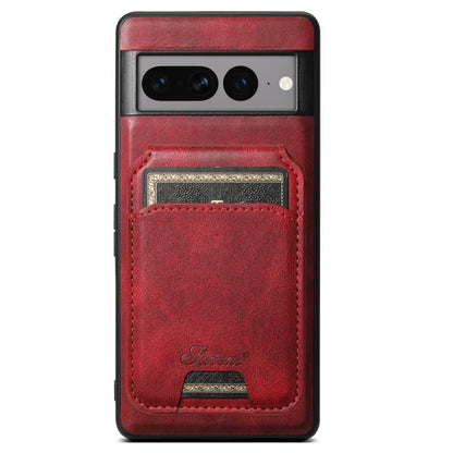 For Google Pixel 10 Suteni H15 Oil Eax Leather Detachable Wallet Back Phone Case(Red)
