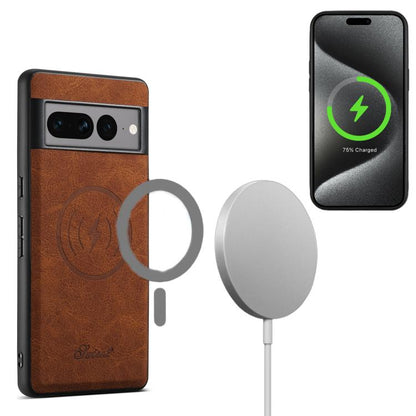 For Google Pixel 10 Pro XL Suteni H16 Litchi Texture Leather Detachable Wallet Back Phone Case(Brown)