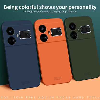 For Realme GT5 MOFI Qin Series Skin Feel All-inclusive PC Phone Case(Gray)