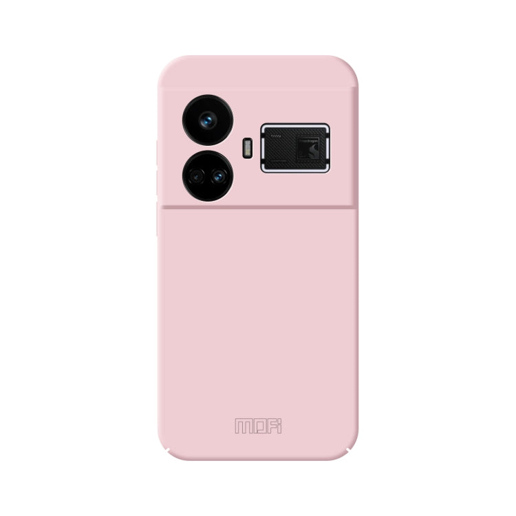 Pour Realme GT5 Coque de téléphone tout compris en PC, série MOFI Qin (rose)