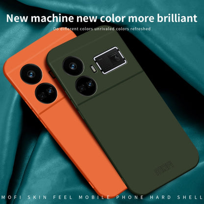Pour Realme GT5 Coque de téléphone tout compris en PC, série MOFI Qin (rose)