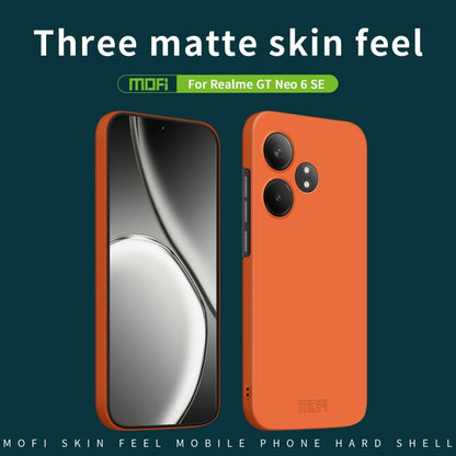 For Realme GT Neo6 SE MOFI Qin Series Skin Feel All-inclusive PC Phone Case(Black)
