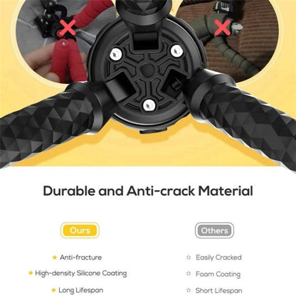 JMARY MT25 Portable Black With Phone Holder Ball Head Selfie Stick Flexible Octopus Tripod