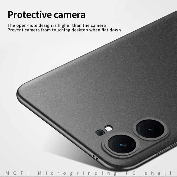 For vivo iQOO Neo9 / Neo9 Pro MOFI Fandun Series Frosted PC Ultra-thin All-inclusive Phone Case(Red)