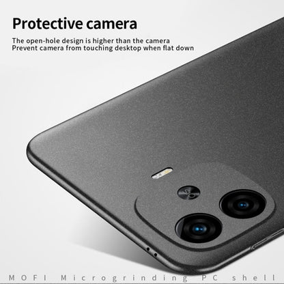 For vivo iQOO Z9 Turbo / iQOO Z9 MOFI Fandun Series Frosted PC Ultra-thin All-inclusive Phone Case(Black)