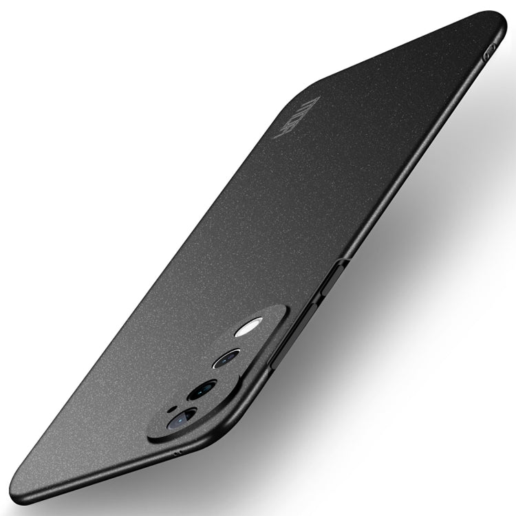 Pour vivo S19 Pro MOFI Série Fandun Coque de téléphone ultra-fine tout compris en PC dépoli (Noir)