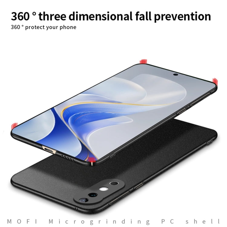 For vivo S19 Pro MOFI Fandun Series Frosted PC Ultra-thin All-inclusive Phone Case(Blue)