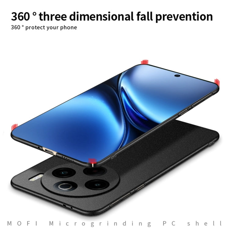 For vivo X200 MOFI Fandun Series Frosted PC Ultra-thin All-inclusive Phone Case(Gray)