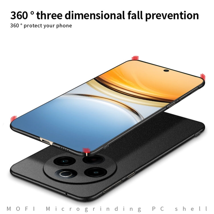 For vivo Y300 Pro MOFI Fandun Series Frosted PC Ultra-thin All-inclusive Phone Case(Black)