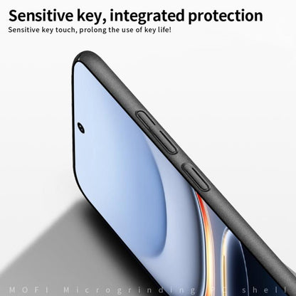 Pour vivo iQOO 13 MOFI Fandun Series Coque de téléphone ultra-mince tout compris en PC dépoli (gris)