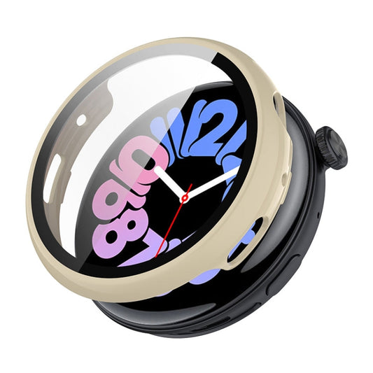 For vivo Watch 3 ENKAY Hat-Prince Full Coverage Tempered Glass Film Integrated PC Watch Cover(Ivory White)